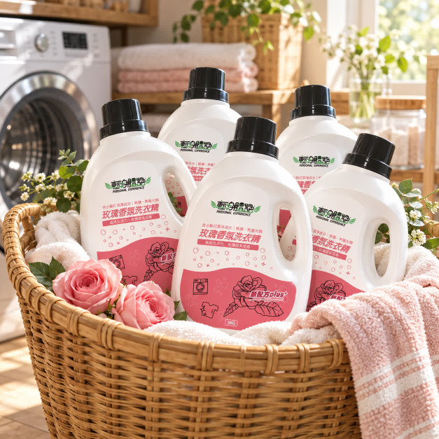 【6入組】輕身體艷玫瑰香氛洗衣精 2000ml/g 【6入組】輕身體艷玫瑰香氛洗衣精 2000ml/g