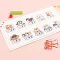 ◆耐高溫◆姓名貼 大+小【日系柴犬】F款 共80入_2 ◆耐高溫◆姓名貼 大+小【日系柴犬】F款 共80入_2