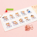 ◆耐高溫◆姓名貼 大+小【可愛柴犬】A款 共80入_2 ◆耐高溫◆姓名貼 大+小【可愛柴犬】A款 共80入_2