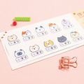 ◆耐高溫◆姓名貼 大+小【可愛喵喵】O款 共80入_2 ◆耐高溫◆姓名貼 大+小【可愛喵喵】O款 共80入_2
