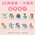 高級防水姓名貼【可愛恐龍】G款(多種尺寸可選)_5 高級防水姓名貼【可愛恐龍】G款(多種尺寸可選)_5