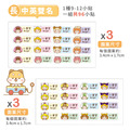 ◆耐高溫◆姓名貼 中英雙名【小可愛變裝秀1】R款_7 ◆耐高溫◆姓名貼 中英雙名【小可愛變裝秀1】R款_7