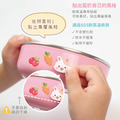 客製化繽紛三色碗 兔兔蔬果店【櫻桃兔】不鏽鋼碗蓋_6 客製化繽紛三色碗 兔兔蔬果店【櫻桃兔】不鏽鋼碗蓋_6