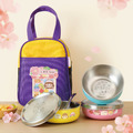客製化三色碗+碗袋 浪漫鮮花店【不鏽鋼碗蓋】 客製化三色碗+碗袋 浪漫鮮花店【不鏽鋼碗蓋】