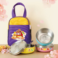 客製化三色碗+碗袋 獨家聯名救援小英雄【羅伊】(不鏽鋼碗蓋) 客製化三色碗+碗袋 獨家聯名救援小英雄【羅伊】(不鏽鋼碗蓋)
