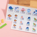 大+小防水姓名貼【海洋生物】U款 共80入_1 大+小防水姓名貼【海洋生物】U款 共80入_1