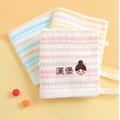 MIT姓名手帕紗布巾【包包頭女孩】一組3入_1 MIT姓名手帕紗布巾【包包頭女孩】一組3入_1