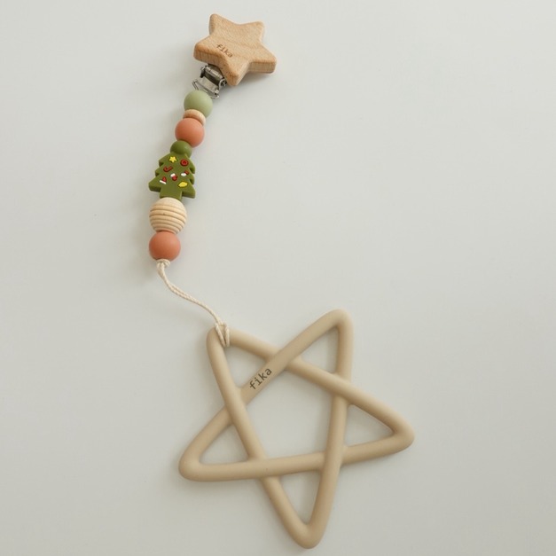 fika|聖誕限定・迷你奶嘴鏈_聖誕樹 fika|聖誕限定・迷你奶嘴鏈_聖誕樹