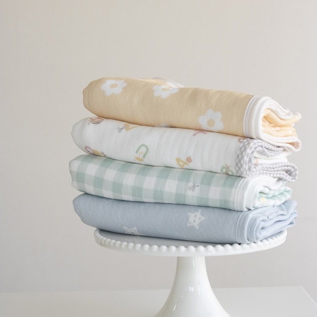 【預購】PUPO|日本製 六層紗印花寶寶毯 70X100cm *new!! 【預購】PUPO|日本製 六層紗印花寶寶毯 70X100cm *new!!