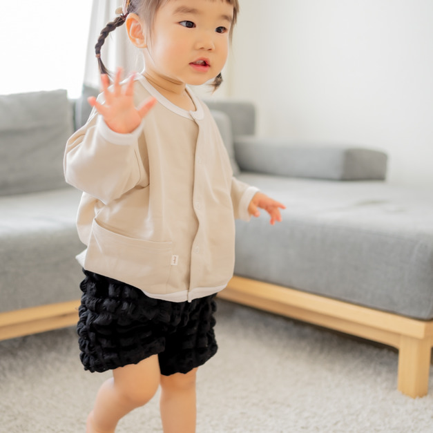 PUPO|日本製・柔軟滾邊開襟外套(3色) 80-100cm *new!! PUPO|日本製・柔軟滾邊開襟外套(3色) 80-100cm *new!!