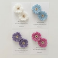 【預購】dwarf | 日本製・毛線花花髮夾 (4色) 【預購】dwarf | 日本製・毛線花花髮夾 (4色)