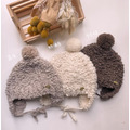 【預購】KANNA | 日本製・奶霜雪球羊毛帽(5色)_護耳款 *小店長清單_1 【預購】KANNA | 日本製・奶霜雪球羊毛帽(5色)_護耳款 *小店長清單_1