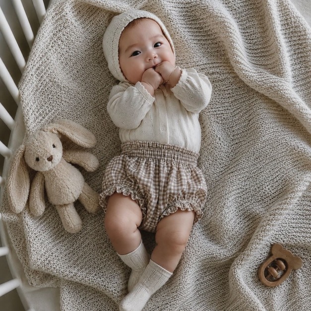 【預購】to you | 親子系列・奶茶方糖寶寶南瓜褲(baby)*new!! 【預購】to you | 親子系列・奶茶方糖寶寶南瓜褲(baby)*new!!