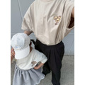 【預購】ammu | 夏日kuma刺繡短袖上衣(5色) *mom_1 【預購】ammu | 夏日kuma刺繡短袖上衣(5色) *mom_1
