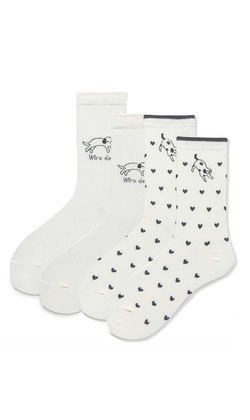 細狗與舔狗 二入組 | 中筒襪