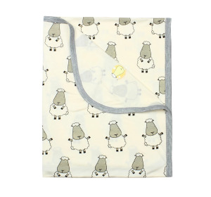 黃色羊樂園單層被毯 黃色羊樂園單層被毯