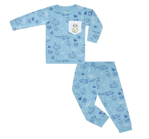 鯨魚長袖睡衣套裝(0-12m) 鯨魚長袖睡衣套裝(0-12m)