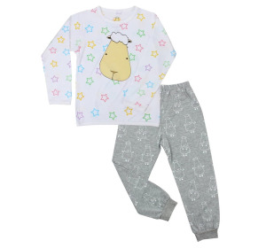 彩色星星羊睡衣套裝3-12歲 彩色星星羊睡衣套裝3-12歲