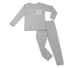 Cute睡衣套裝0-24個月(灰/白) Cute睡衣套裝0-24個月(灰/白)