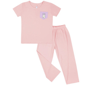 馬卡龍色短袖長褲套裝9-12歲(粉/藍/黃/綠/紫/灰) 馬卡龍色短袖長褲套裝9-12歲(粉/藍/黃/綠/紫/灰)