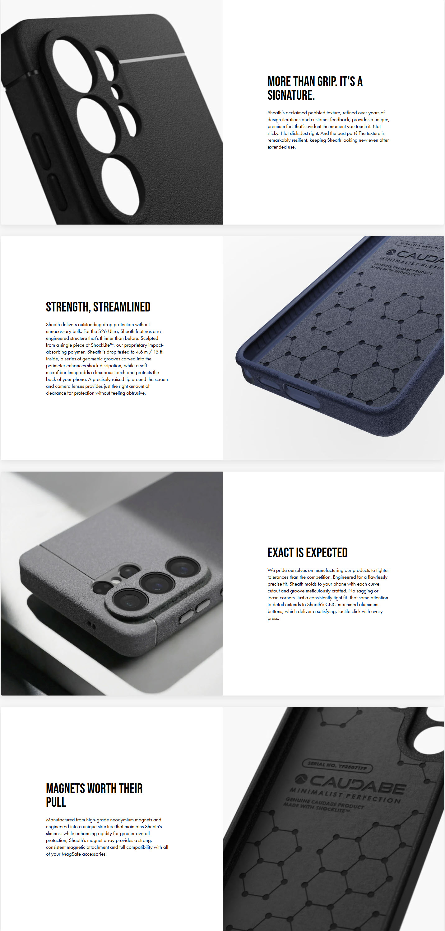 Caudabe Samsung S26Ultra