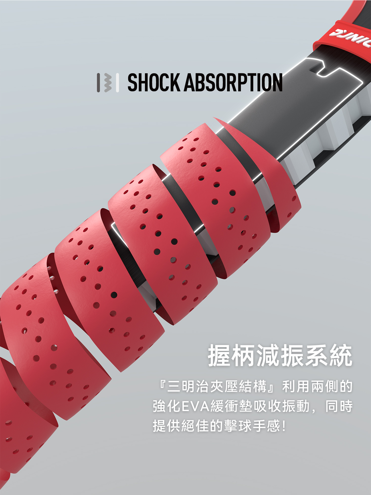 握柄減震系統