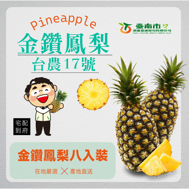 ▉準備中 ▉2026【金鑽鳳梨】精選禮盒8入裝 開賣!