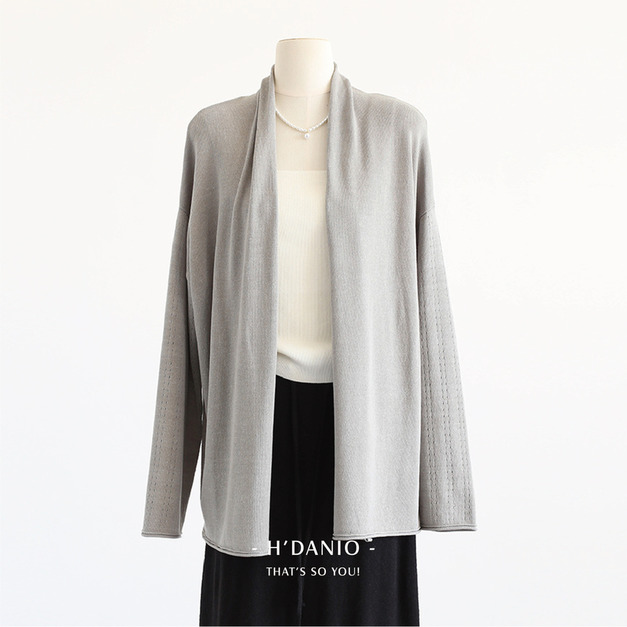 380g天絲混紡披肩開衫 5色