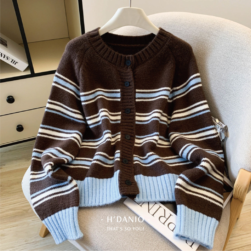 美拉德撞色針織衫 3色 美拉德撞色針織衫 3色