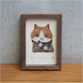 【愛與和平的貓咪肖像】相框畫_4 【愛與和平的貓咪肖像】相框畫_4