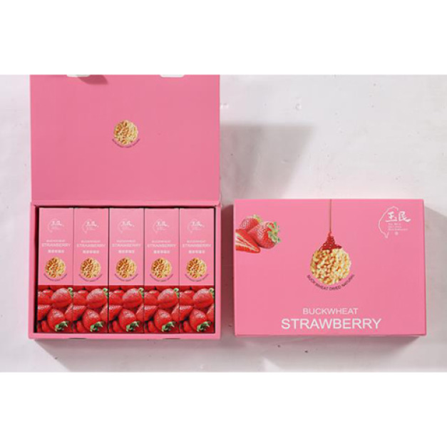 黃金蕎麥草莓球禮盒 (10g*3入*5條/盒) 黃金蕎麥草莓球禮盒 (10g*3入*5條/盒)