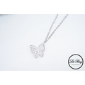 純銀閃鑽蝴蝶項鍊 純銀閃鑽蝴蝶項鍊