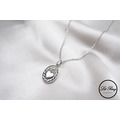 純銀復古愛心銀幣項鍊 純銀復古愛心銀幣項鍊