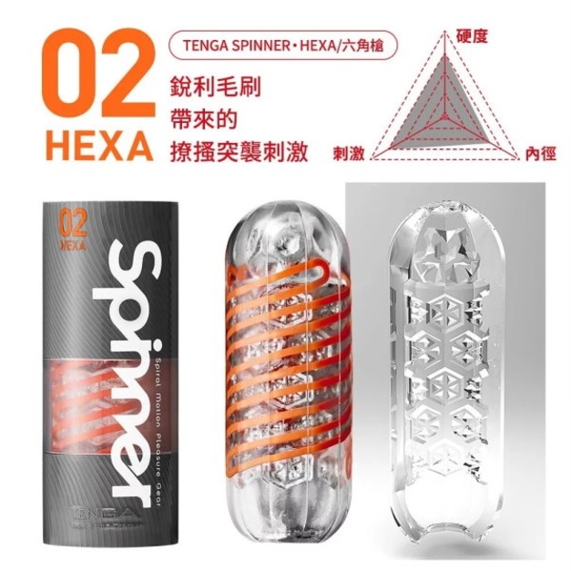 ( 原廠公司貨 送 謎片群 ) TENGA SPINNER自慰器02-HEXA ( 原廠公司貨 送 謎片群 ) TENGA SPINNER自慰器02-HEXA