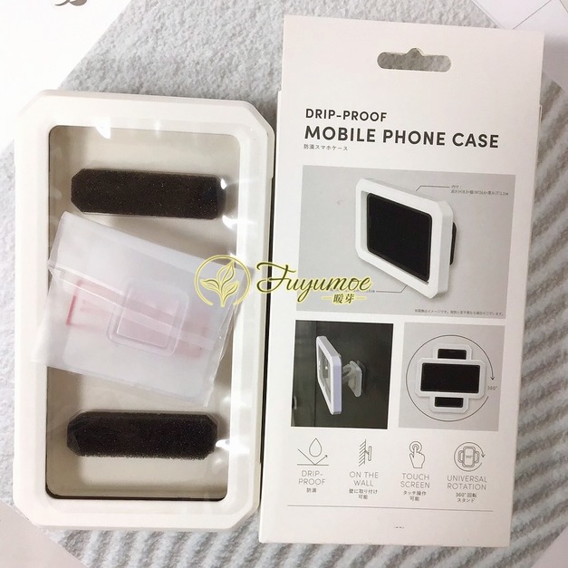 Fuyumoe暖芽⏩日本購物✈360度旋轉 浴室手機架/防水盒/黏貼式/可觸控✈衛浴手機盒 免打孔 手機收納 Fuyumoe暖芽⏩日本購物✈360度旋轉 浴室手機架/防水盒/黏貼式/可觸控✈衛浴手機盒 免打孔 手機收納