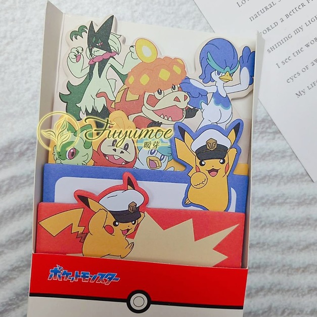 Fuyumoe暖芽⏩日本購物✈精靈寶可夢 潤水鴨 便條紙/留言紙✈皮卡丘 memo 便簽紙 辦公 手帳用品 Fuyumoe暖芽⏩日本購物✈精靈寶可夢 潤水鴨 便條紙/留言紙✈皮卡丘 memo 便簽紙 辦公 手帳用品
