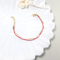 雙層 平安紅繩 小逗點金鍊 可調長度延長鏈 幸運手環_1 雙層 平安紅繩 小逗點金鍊 可調長度延長鏈 幸運手環_1