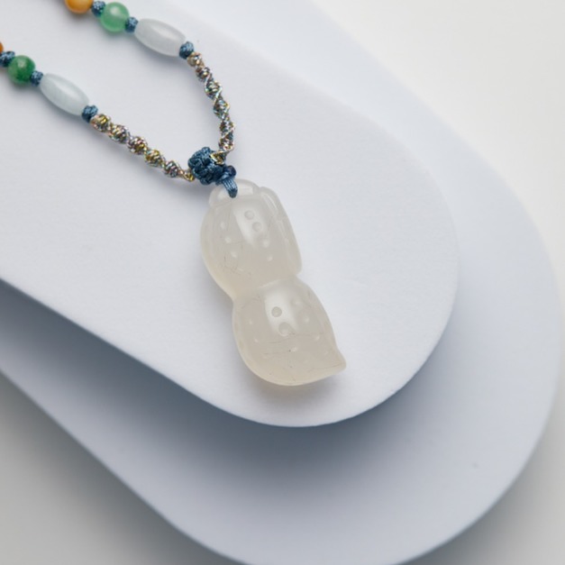 【商品】幸運好事花生 天然白瑪瑙項鍊 【商品】幸運好事花生 天然白瑪瑙項鍊