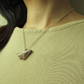 paper plane necklace_紙飛機項鍊 paper plane necklace_紙飛機項鍊