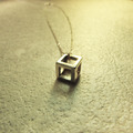 Cube necklace_立方體項鍊 正方形 數學_2 Cube necklace_立方體項鍊 正方形 數學_2