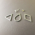 geometric earring_幾何耳環 geometric earring_幾何耳環