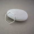 hexagon earring_六邊形耳骨環 hexagon earring_六邊形耳骨環