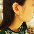 hexagon earring_六邊形耳骨環_3 hexagon earring_六邊形耳骨環_3