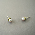 pearl b earring k_珍珠b耳環 pearl b earring k_珍珠b耳環