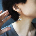 ginkgo earring_銀杏耳環 ginkgo earring_銀杏耳環