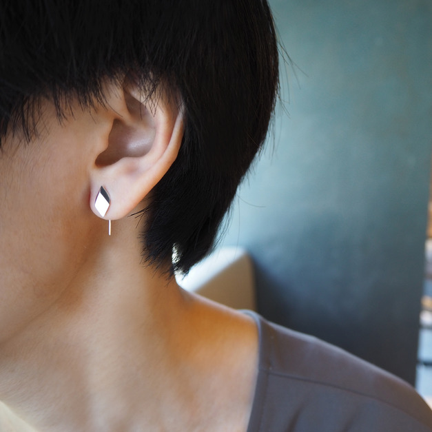 geometric a earring_幾何a耳環 geometric a earring_幾何a耳環