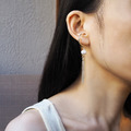 pearl tassel earring_珍珠流蘇耳骨環_2 pearl tassel earring_珍珠流蘇耳骨環_2
