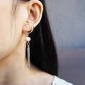 pearl tassel earring_珍珠流蘇耳骨環 pearl tassel earring_珍珠流蘇耳骨環