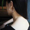square a earring_方框a耳骨環_2 square a earring_方框a耳骨環_2