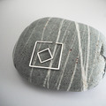 square c earring_方框c耳骨環_4 square c earring_方框c耳骨環_4